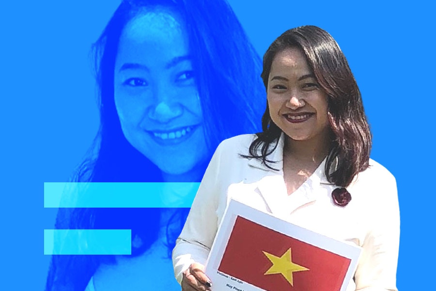 Co gai Viet va hon 1 nam lam viec cho UNICEF tai nha hinh anh