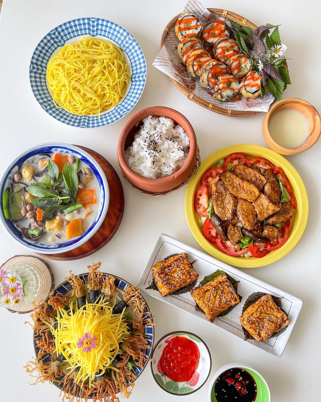 đậu hũ, nấm, chiên giòn ảnh 2 dau hu, nam, chien gion anh 2