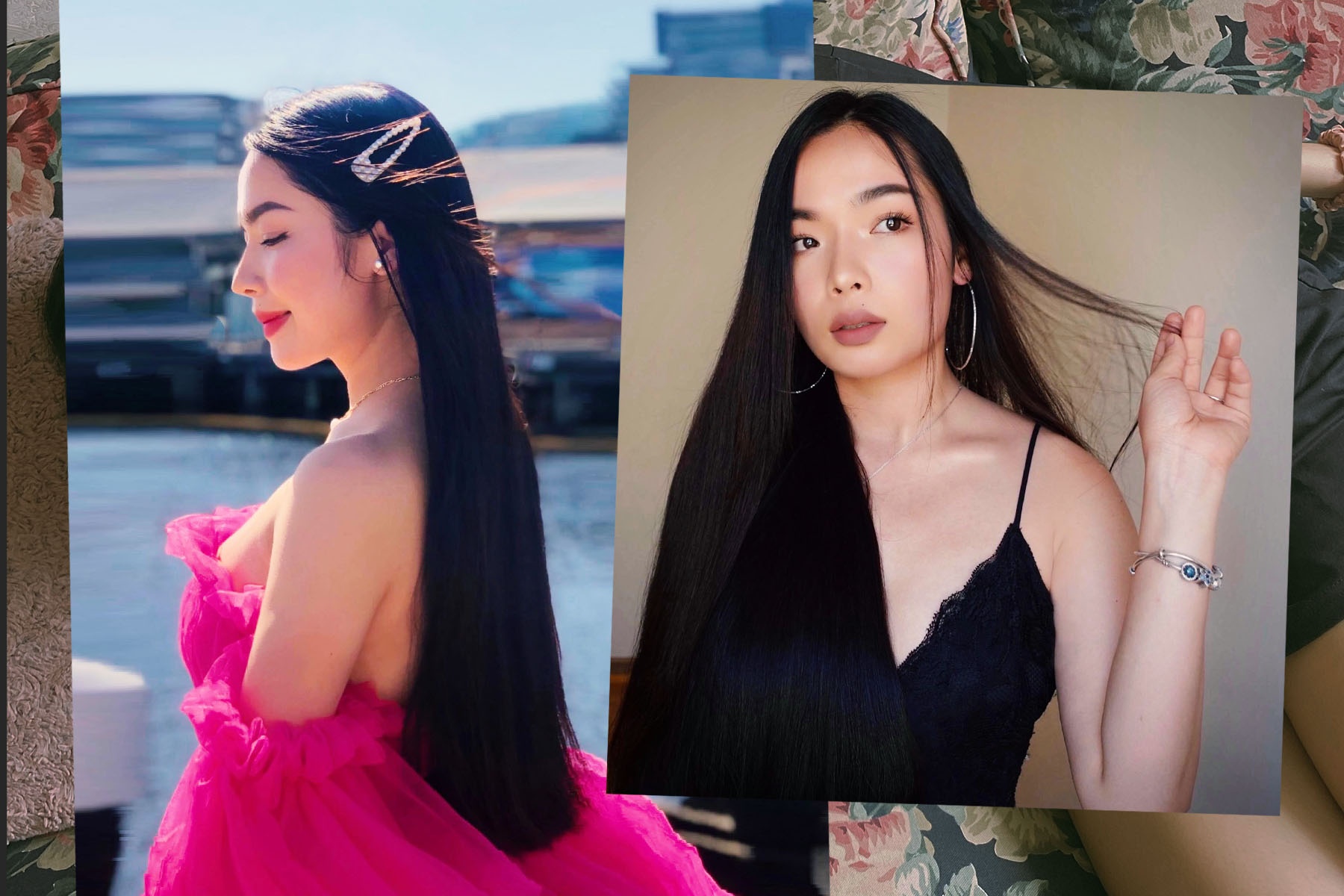 Co gai duong toc voi mat na tu bo, trung va gao hinh anh