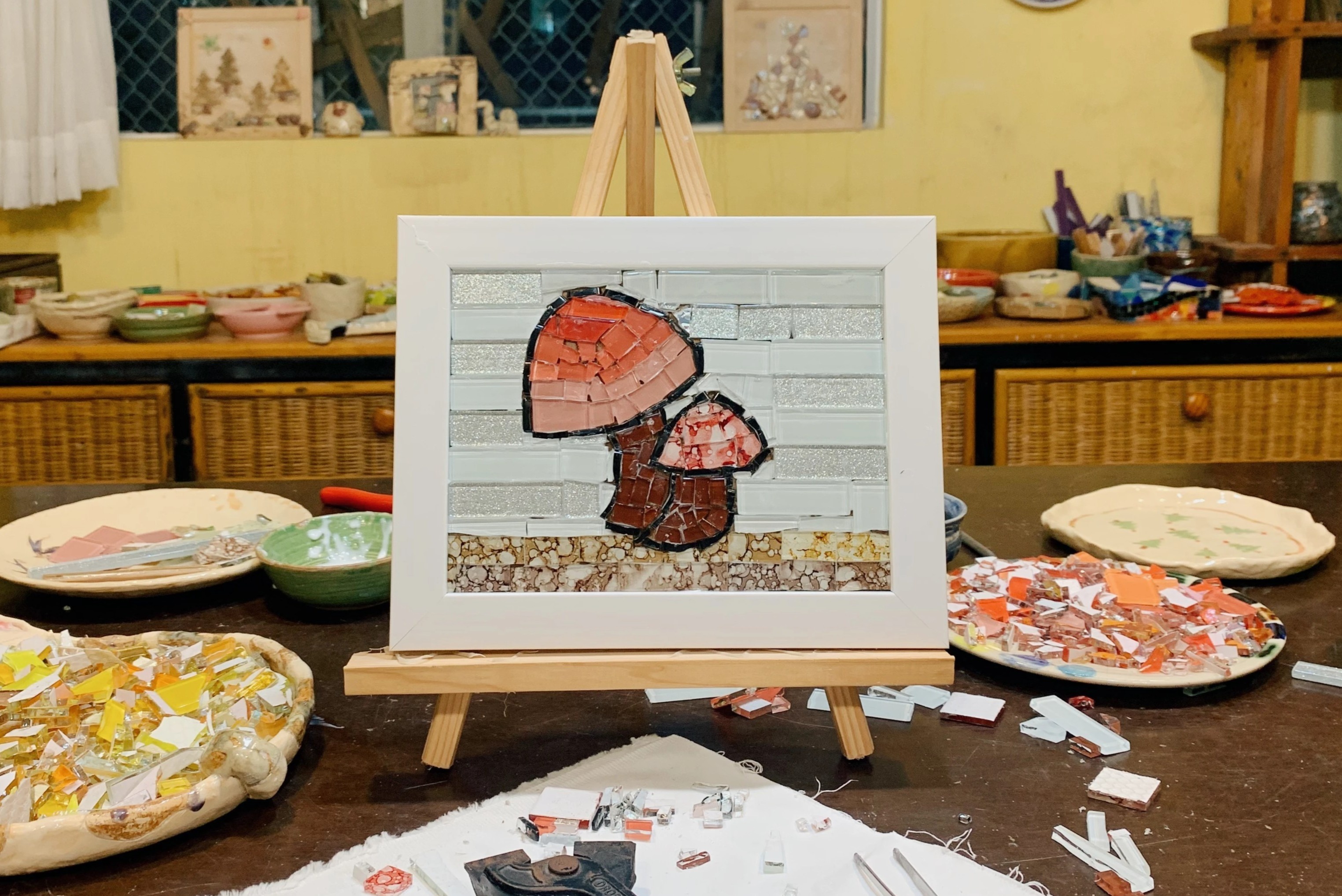 3 tieng trai nghiem workshop nghe thuat mosaic hinh anh