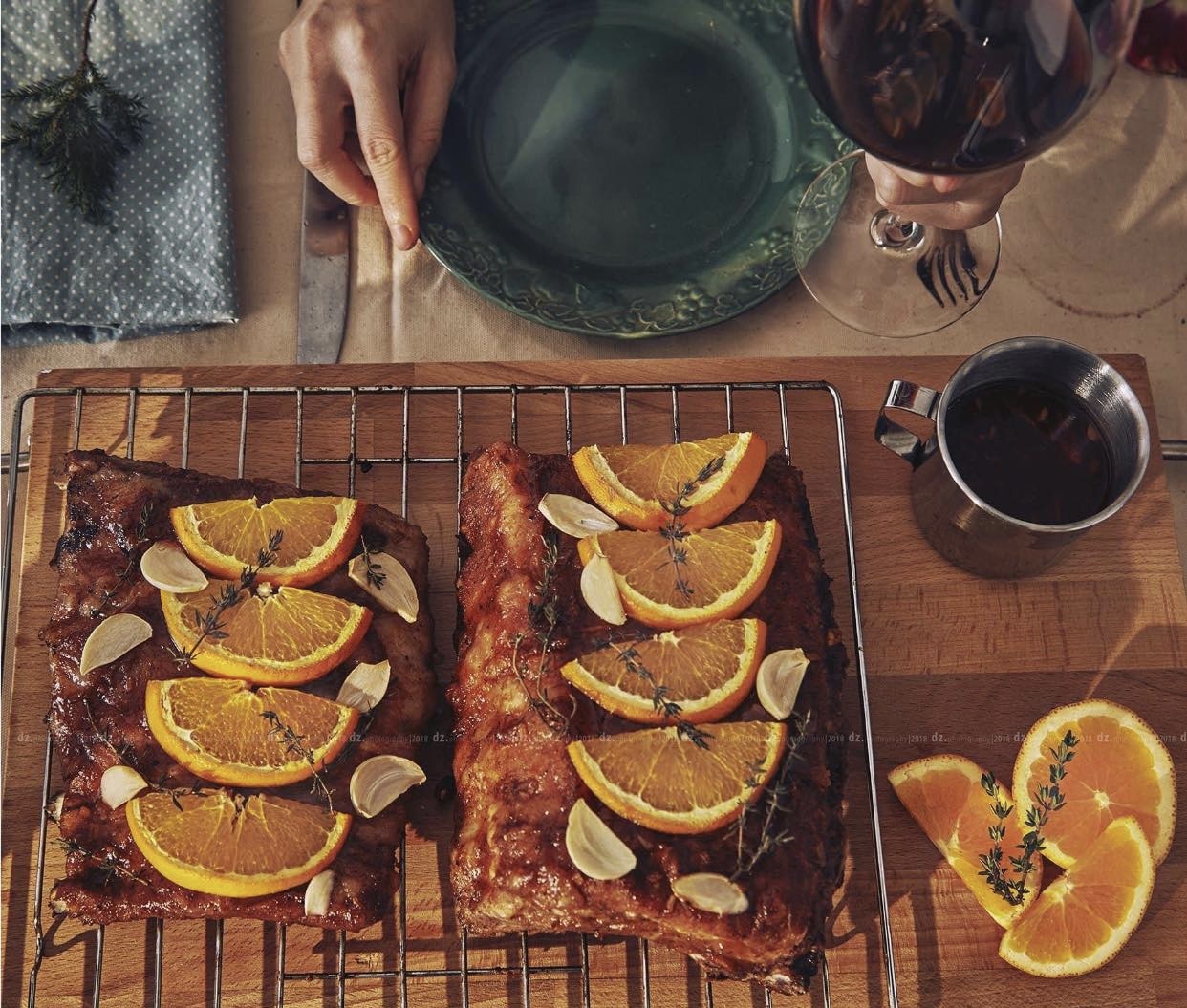 Nấu ăn, sườn BBQ, rượu vang ảnh 4 Nau an, suon BBQ, ruou vang anh 4