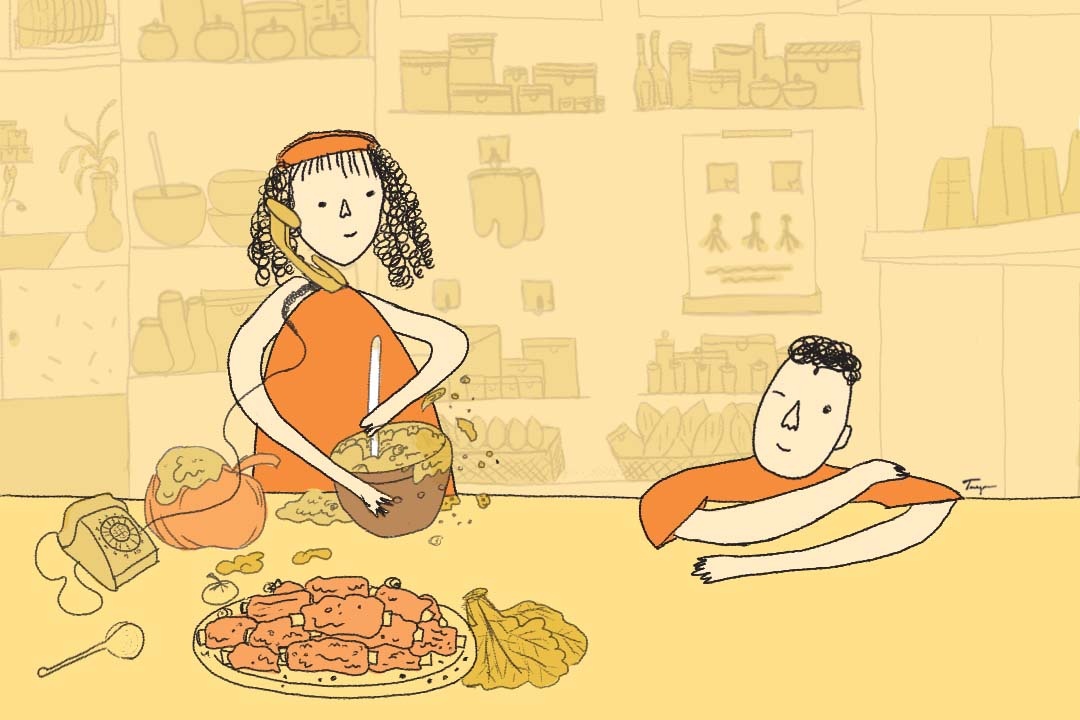 Me nguoi yeu goi dien day toi cach nau nuong hinh anh