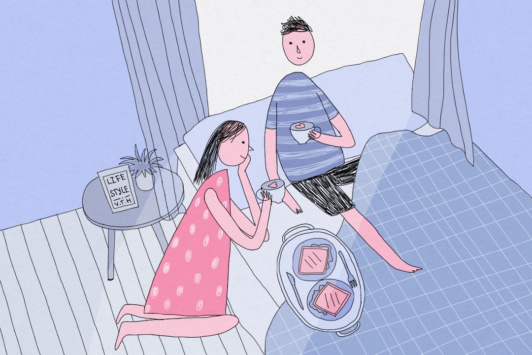 Bua an sang tu nguoi la ngu cung toi dem qua hinh anh