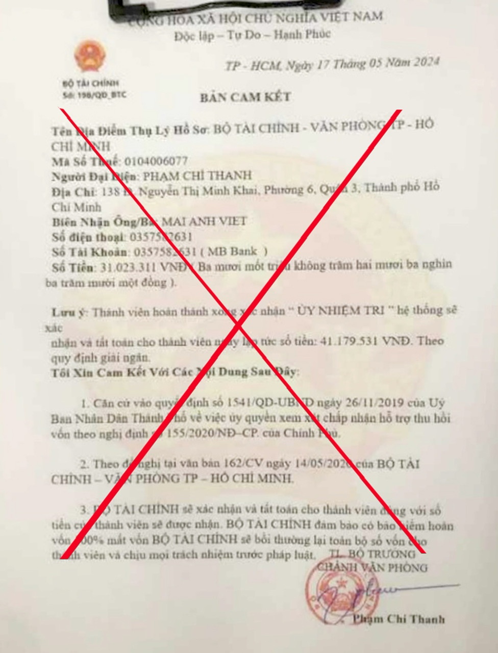 Bo Tai chinh cung bi gia mao hinh anh