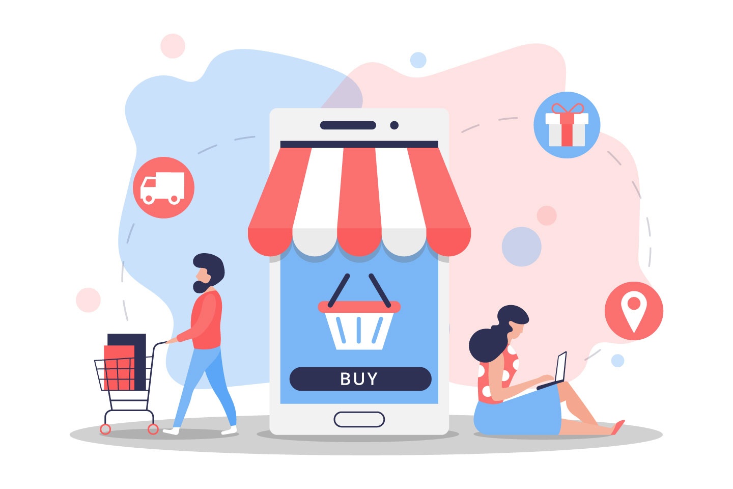 Tang muc phat vi pham hanh chinh khi giao dich tren mang hinh anh