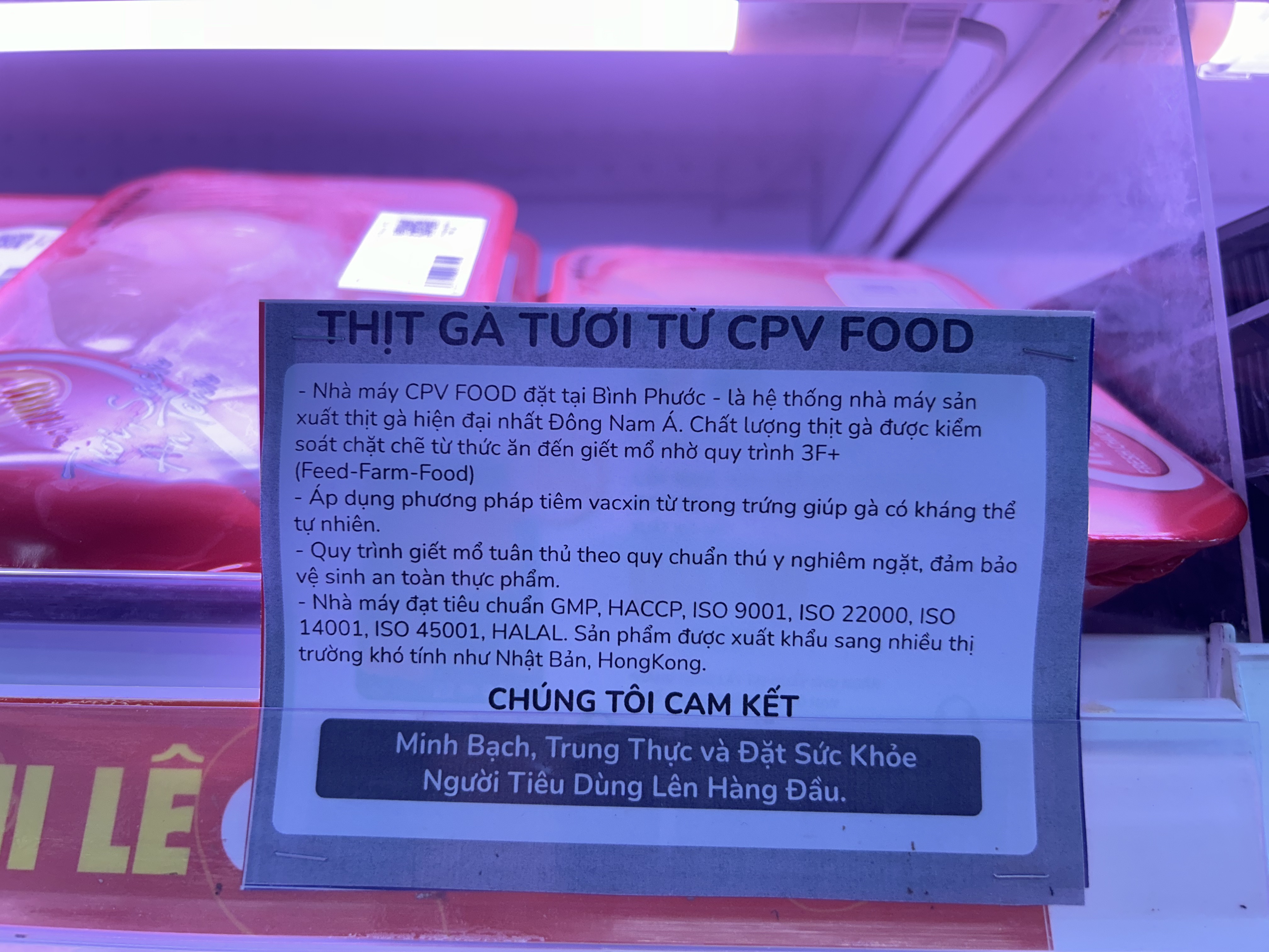 Dong thai cua C.P. o cac chuoi sieu thi lon hinh anh