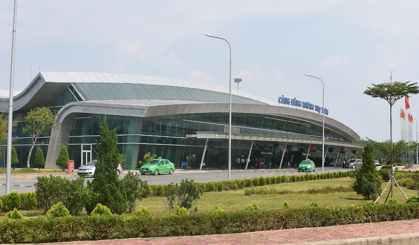 San bay Tho Xuan dong cua buoi dem, hang bay dieu chinh khai thac hinh anh