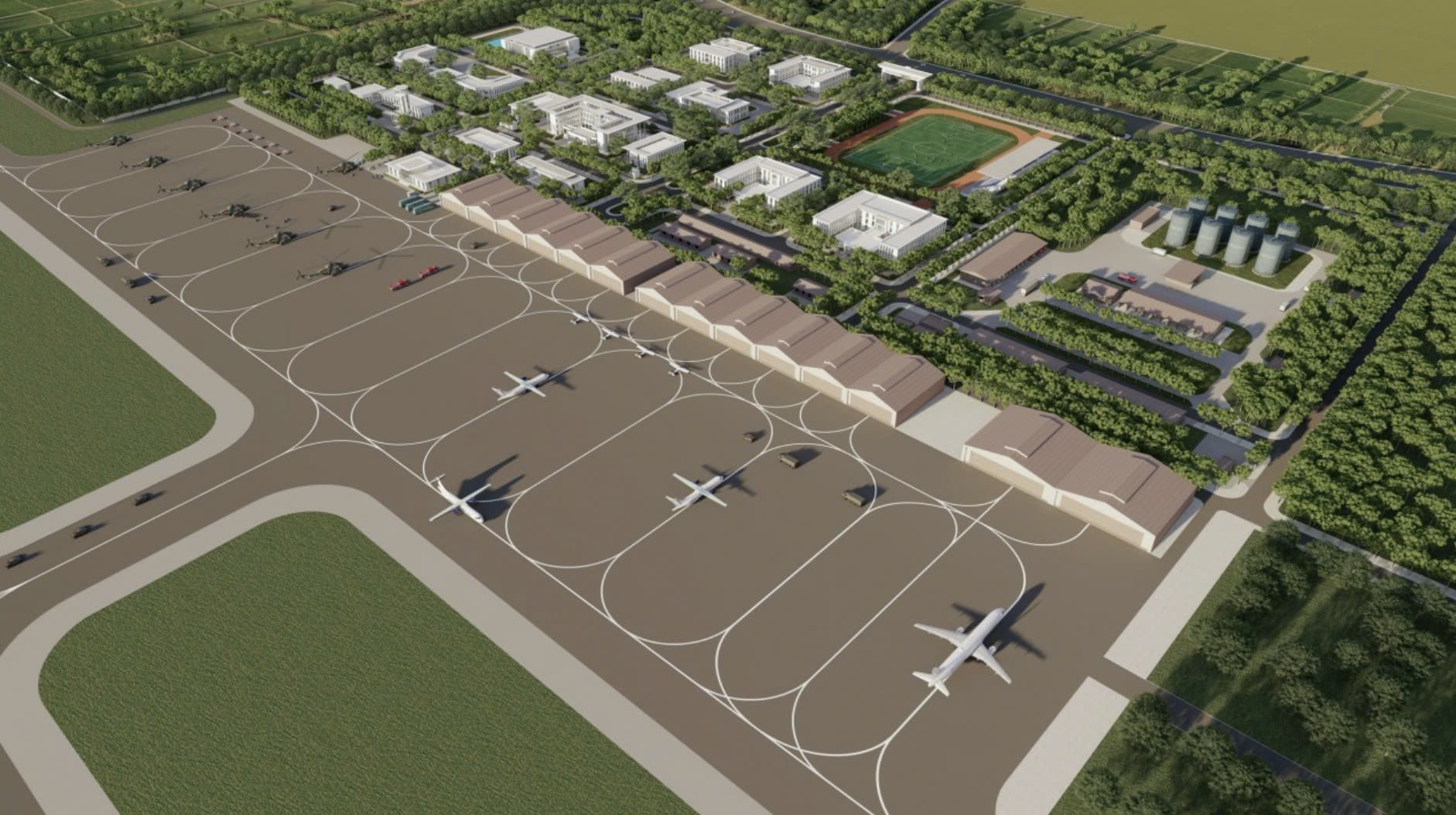 San bay Gia Binh se don chuyen bay quoc te dau tien cuoi nam sau hinh anh