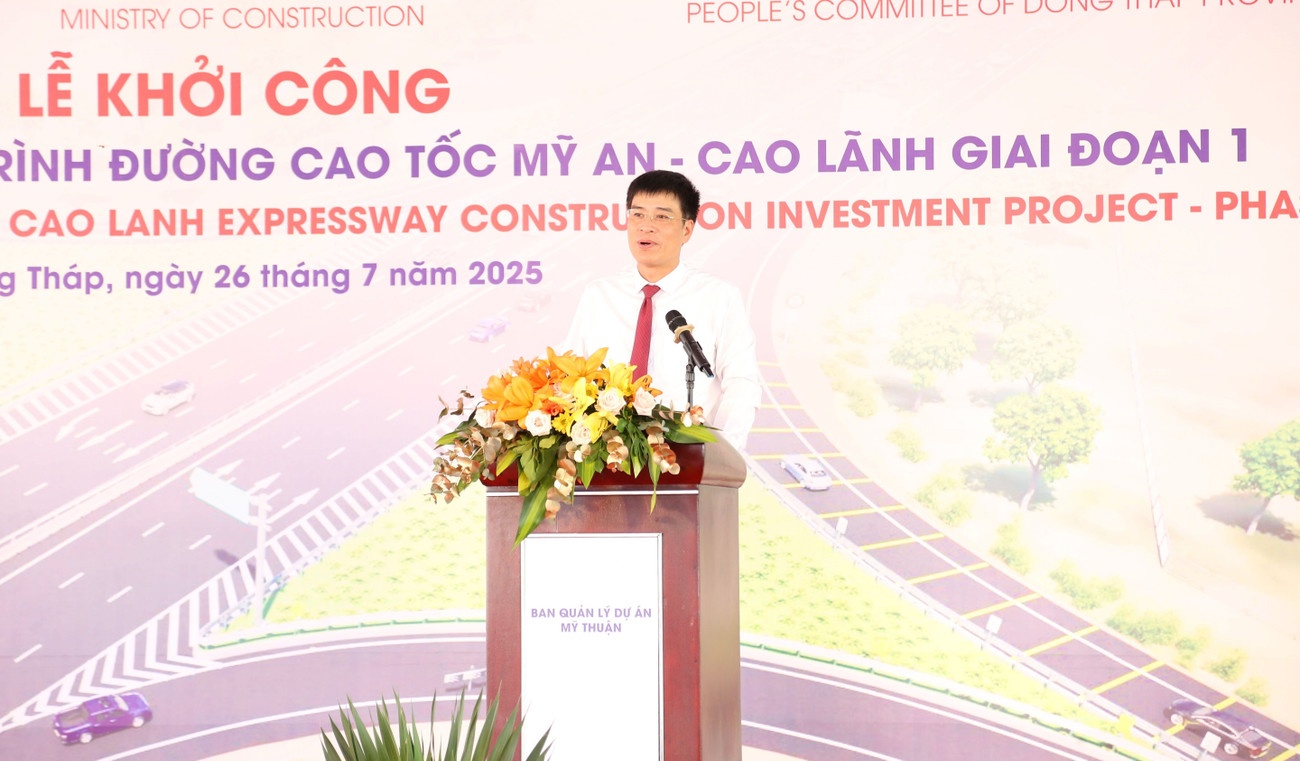 Khoi cong du an cao toc hon 6.100 ty dong qua Dong Thap hinh anh