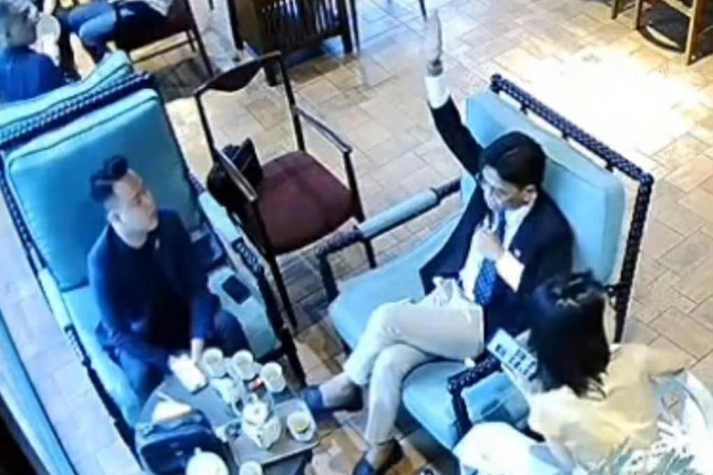 Chan dung 'tong tai' ra hieu danh nguoi o quan ca phe Times City hinh anh