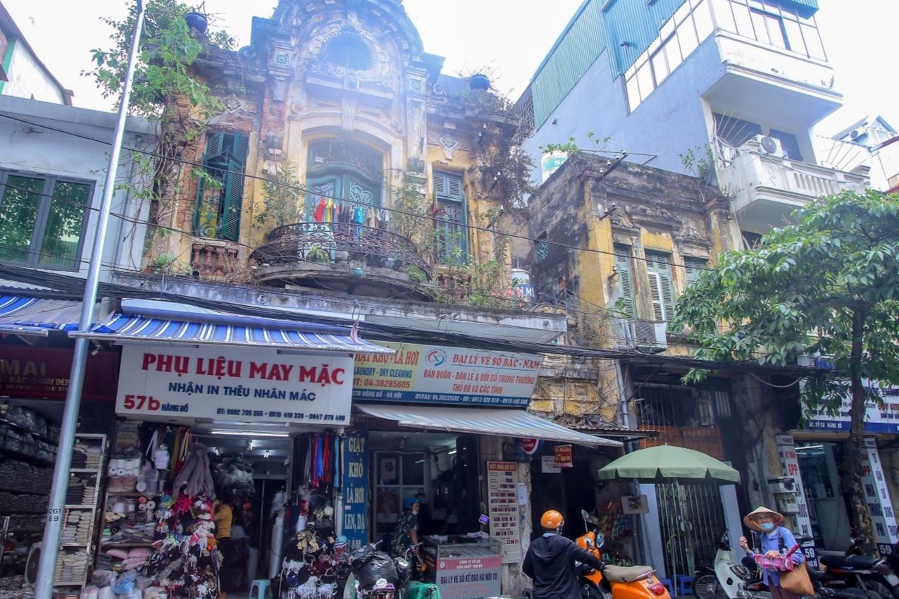 Quy dinh moi ve nha thi cong trong khu pho co, pho cu Ha Noi hinh anh