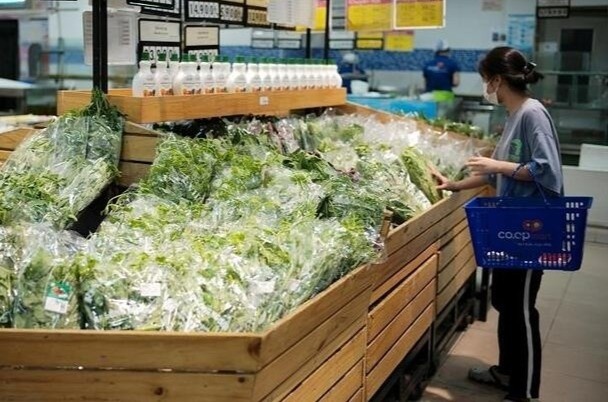 Hang thuc pham, tieu dung thiet yeu dua nhau tang gia hinh anh