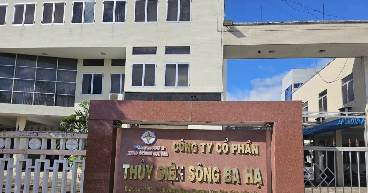 Cong ty Thuy dien Song Ba Ha hop bat thuong sau dot xa lu lich su hinh anh
