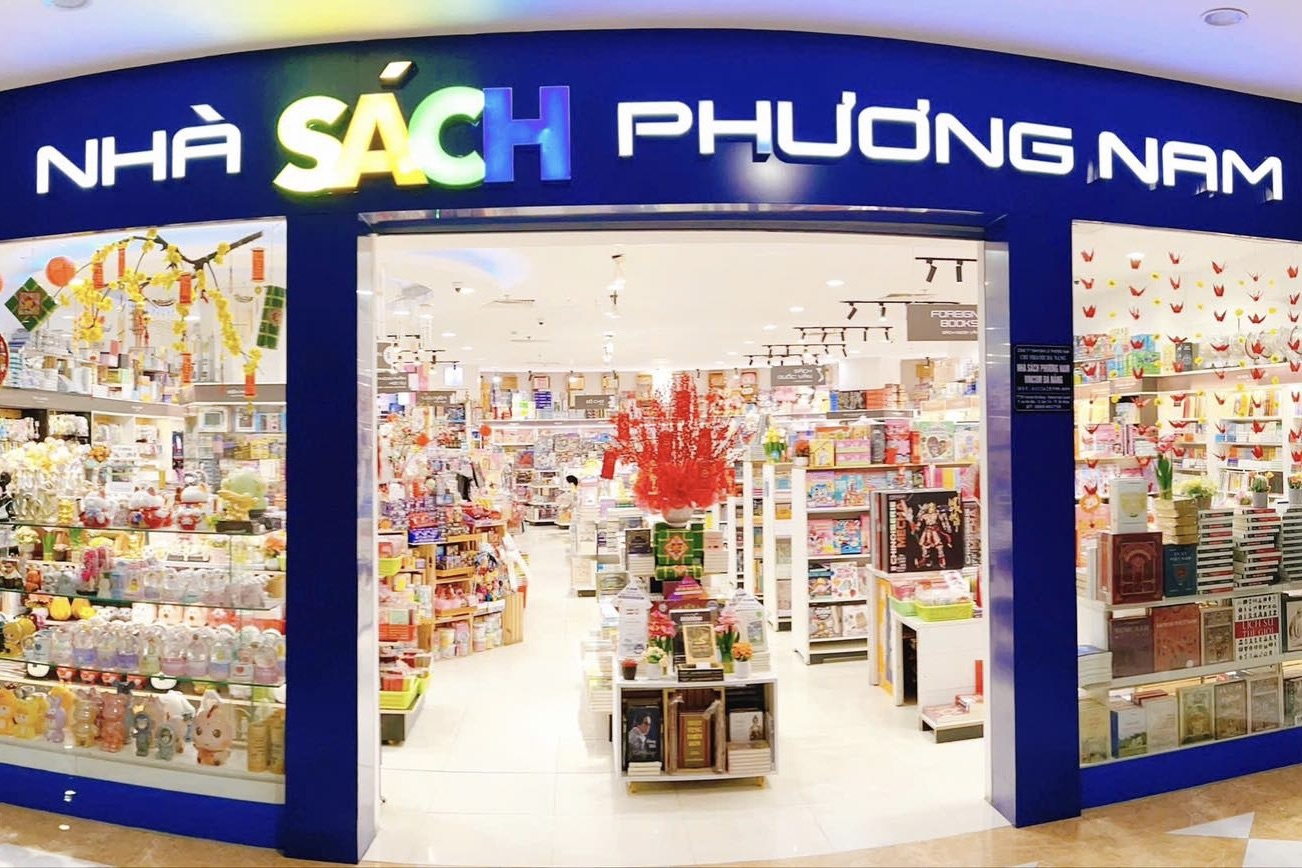 Thien Long len ke hoach thoai von tai chuoi nha sach Phuong Nam hinh anh