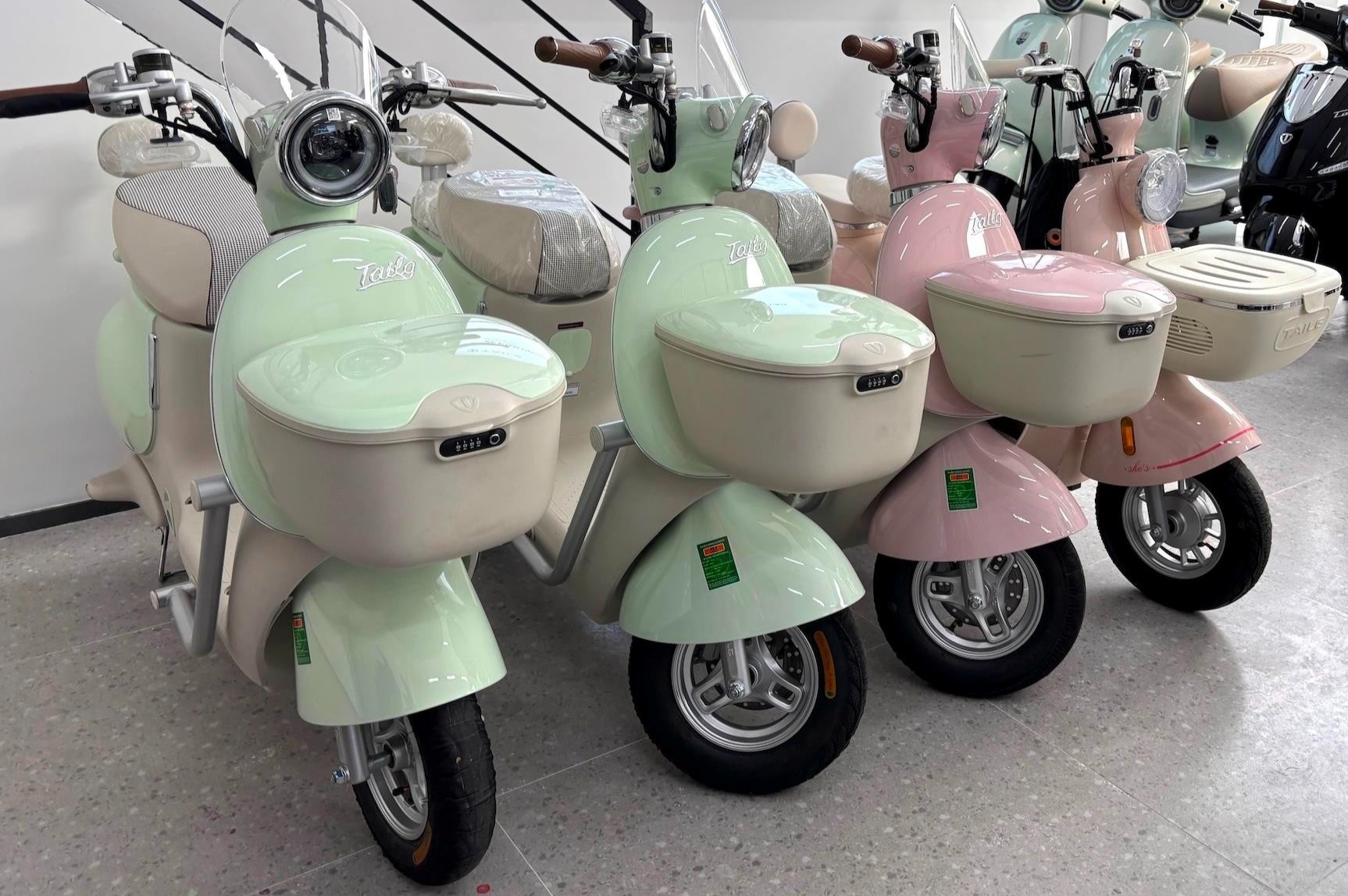 Xe dien dat hang nhu tom tuoi thoi gia xang dau 'phi ma' hinh anh