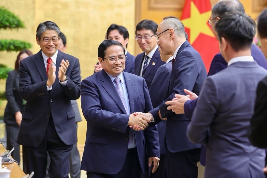 Thu tuong de nghi doanh nghiep Nhat Ban tang dau tu o Viet Nam hinh anh