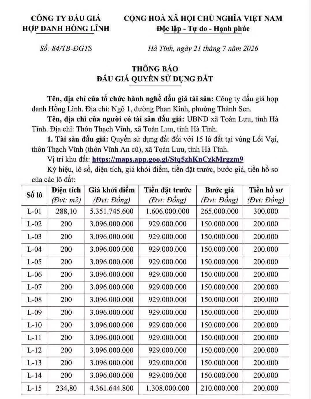 đấu giá ảnh 1