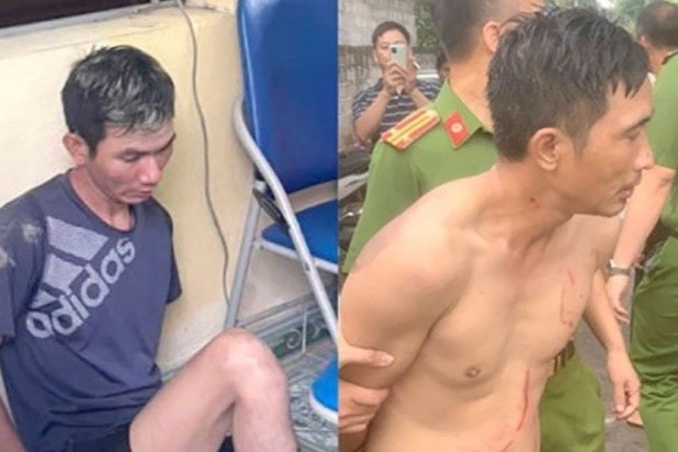 Khoi to 2 nghi pham no sung cuop tiem vang hinh anh