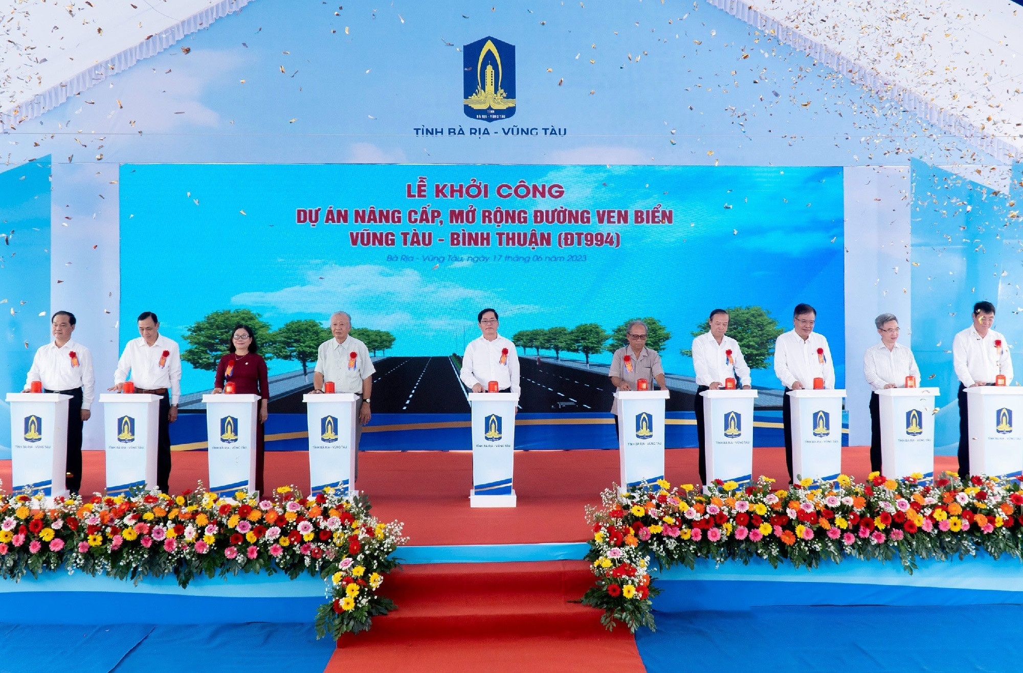 Khoi cong duong ven bien hon 6.500 ty dong o Ba Ria - Vung Tau hinh anh