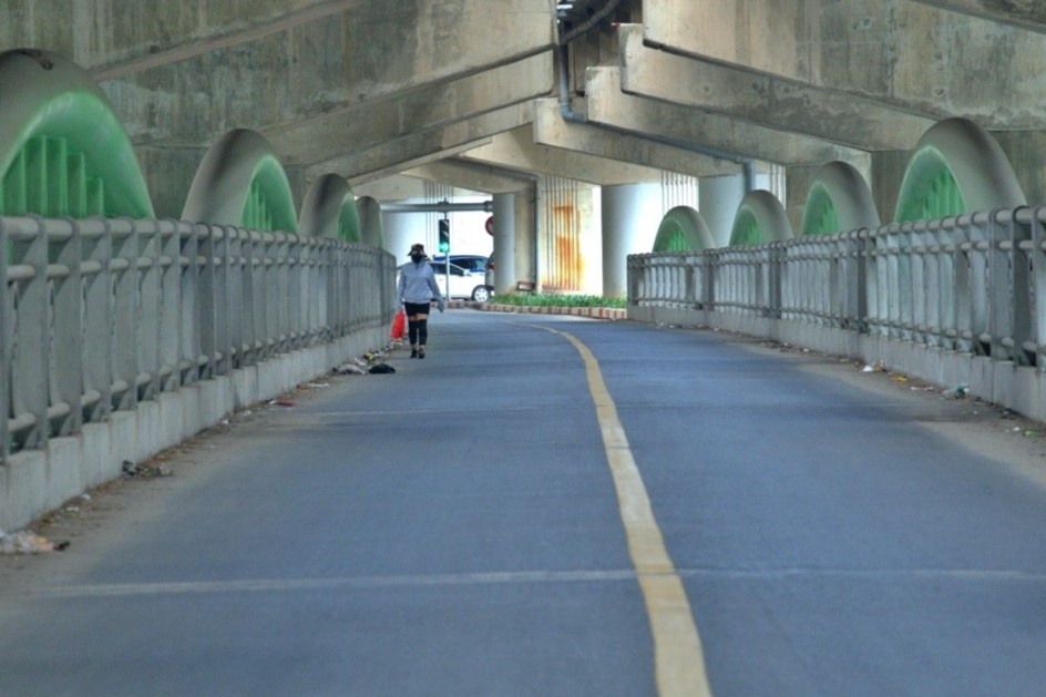 Vi sao cau vom sat 65 ty dong duoi Vanh dai 3 qua Linh Dam it nguoi di hinh anh