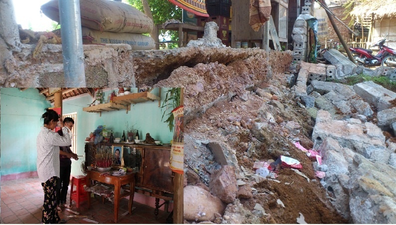 Hien truong ngon ngang noi 4 chau nho chet tham hinh anh