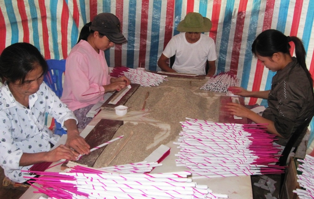 Ngui mui thom cua Tet o Phu Quy hinh anh