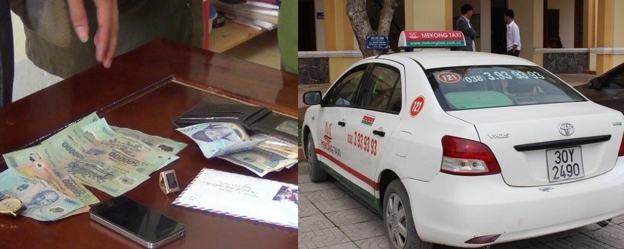 Một số tài sản mà chúng cướp được.