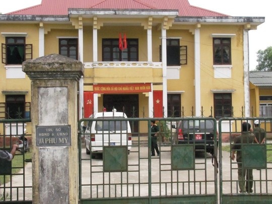 Trụ sở UBND xã Phú Mỹ.