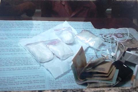 Tang vật ma túy thu giữ được.