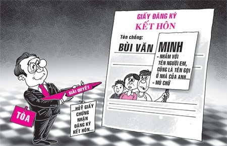 Nham ten chong trong dang ky ket hon suot 12 nam hinh anh