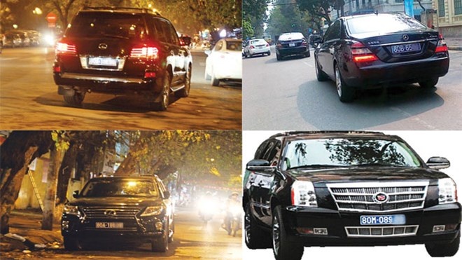 Xe sang tien ty gan bien xanh lien tuc xuat hien hinh anh