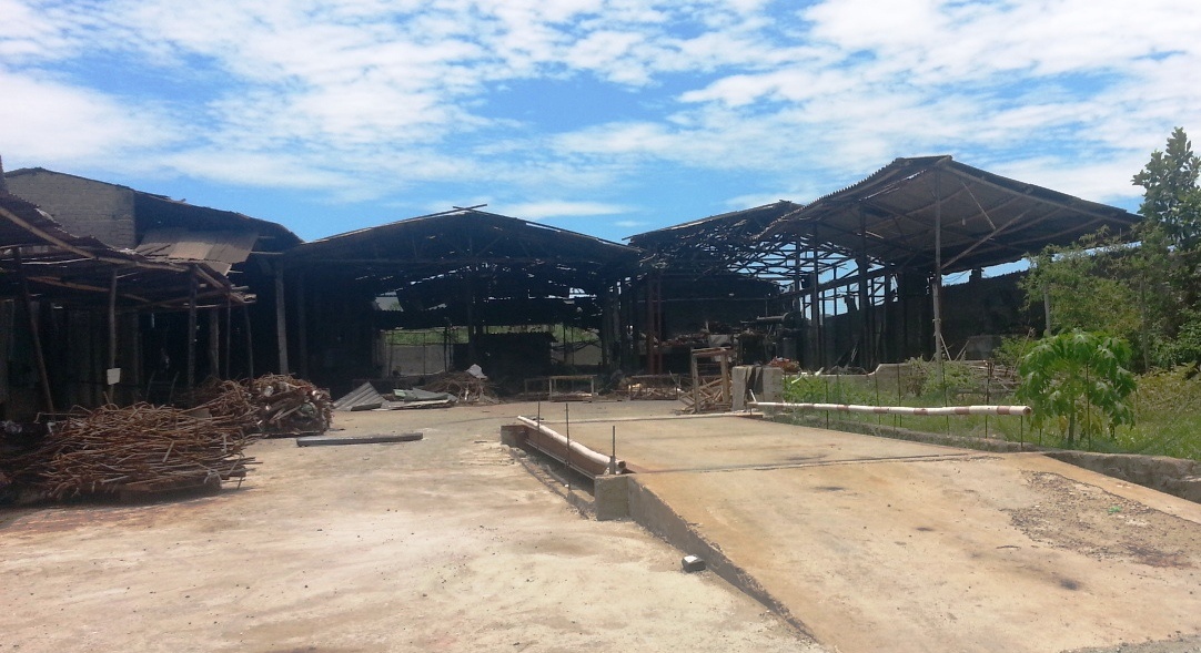 Xưởng luyện phôi thép nơi xảy ra vụ nổ.