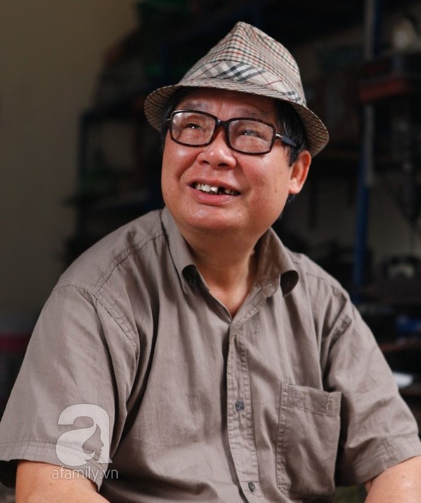 Chân dung nghệ nhân rèn Nguyễn Thế Lai.