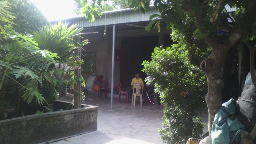 Ngôi nhà nơi Liên đang sống cùng ông bà ngoại.