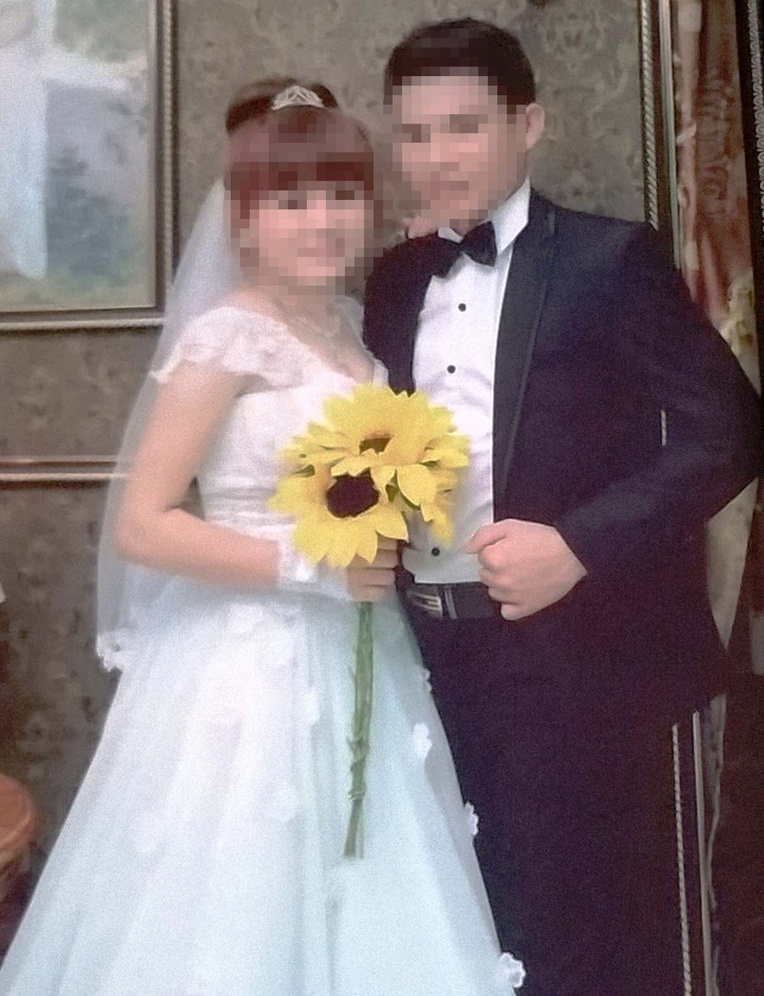 Ảnh cưới của cô dâu và chú rể.