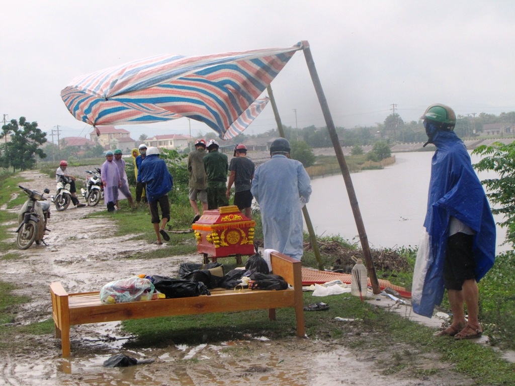Hiện trường nơi phát hiện thi thể của nạn nhân