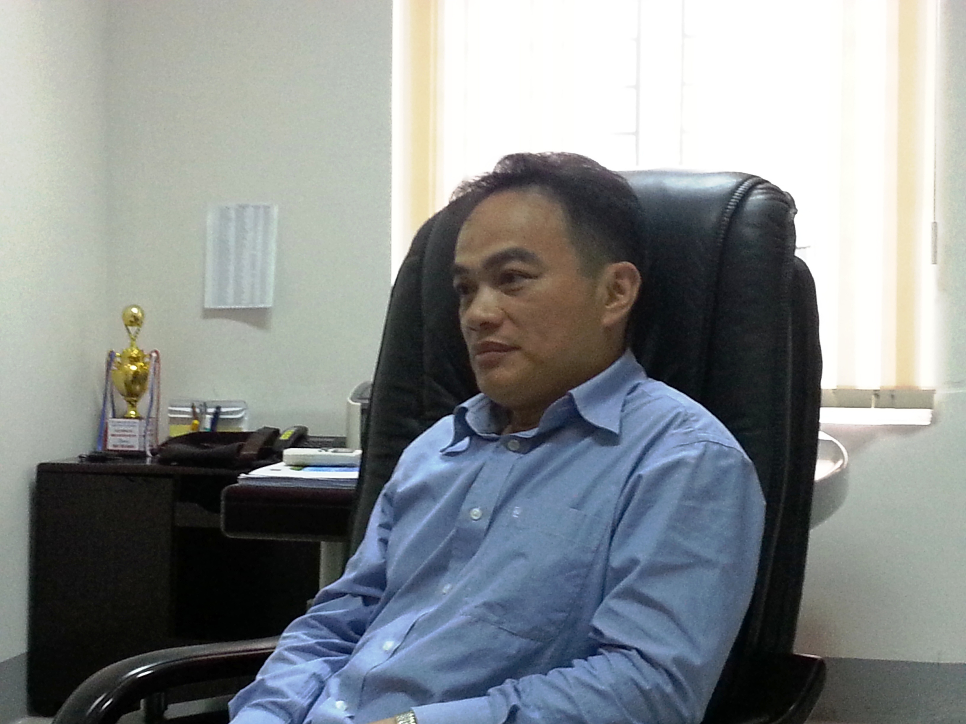 Ông Trần Đình Tuyết, PGĐ công ty xăng dầu Hà Tĩnh: 