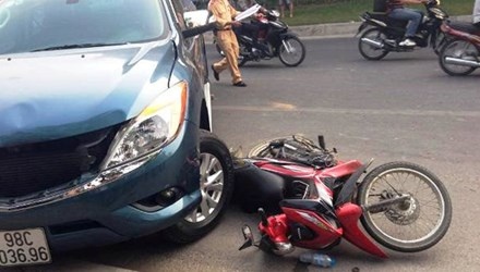 Hien truong vu 'xe dien' tong chet mot phu nu hinh anh