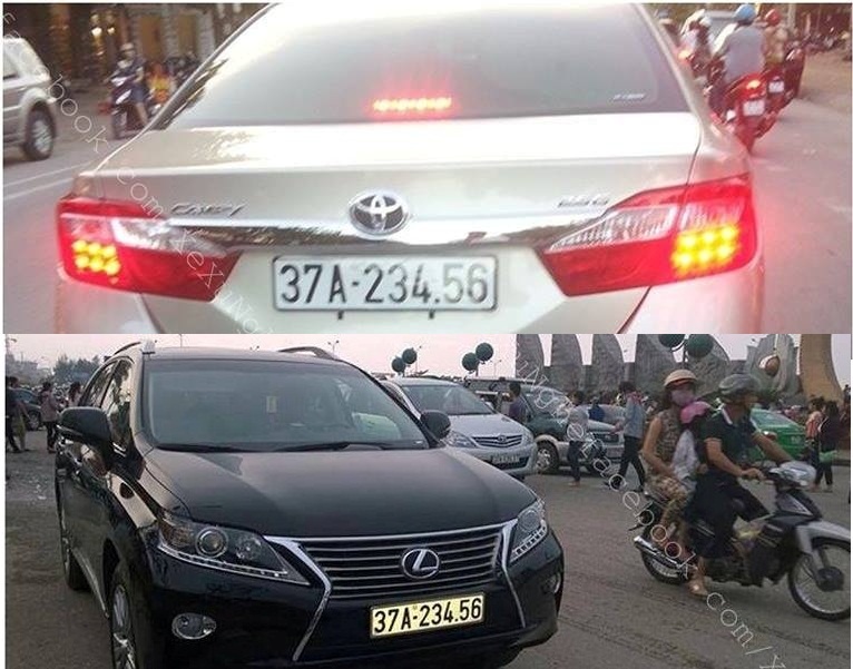 Xe Lexus mang bien gia 234.56 hinh anh