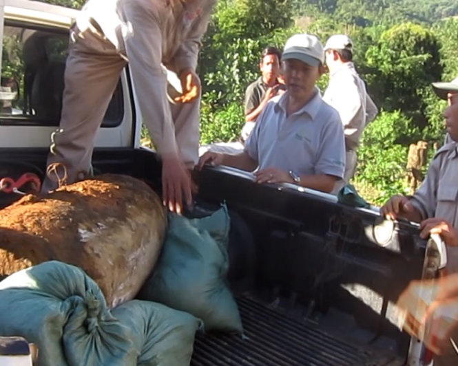 Tim thay bom 'khung' con nguyen kip no hinh anh