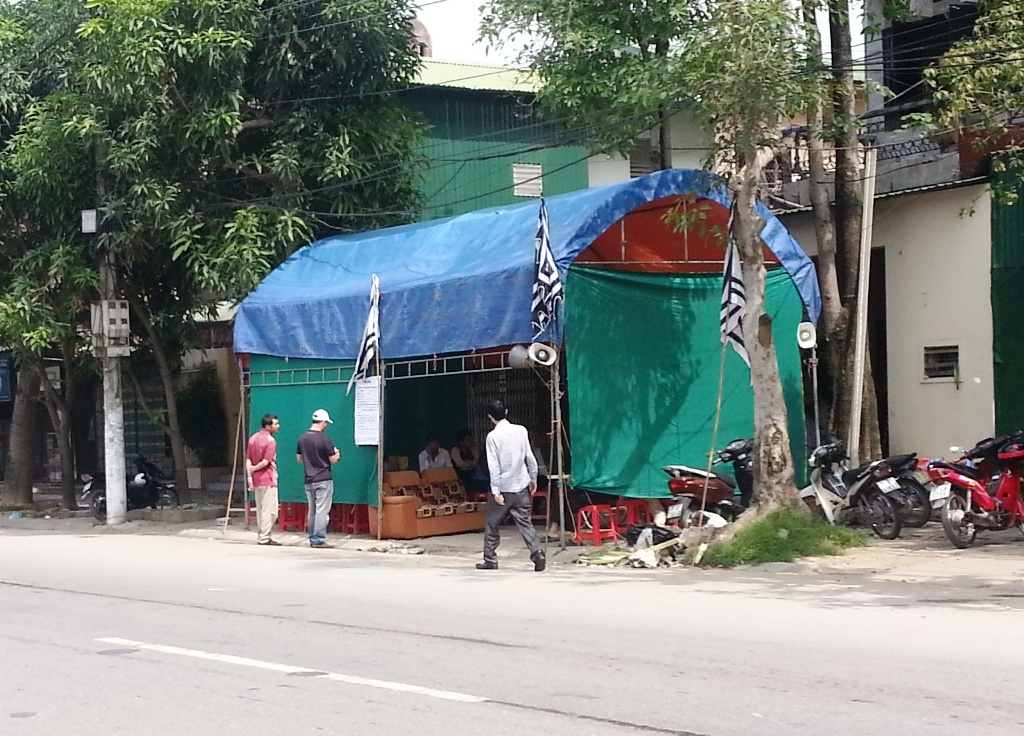 Ngôi nhà nơi xảy ra vụ nổ súng.