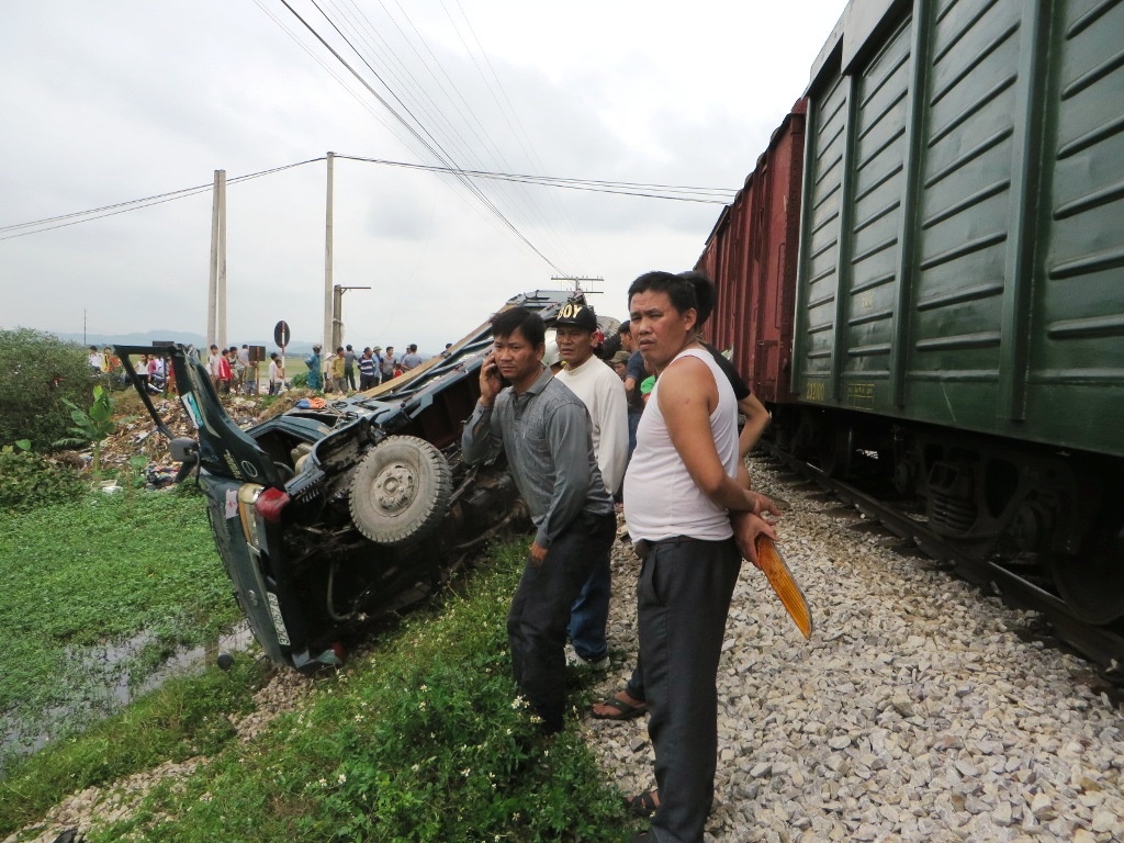 Hiện trường vụ tai nạn. ảnh Lê Nam