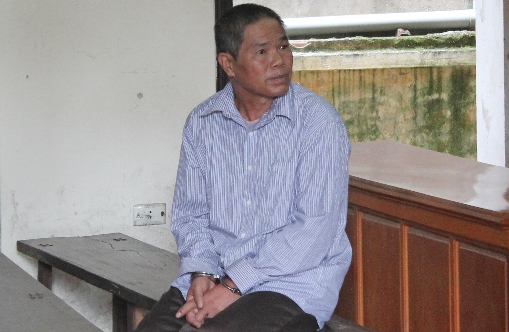 Bị cáo Hồ Thức Minh tại phiên tòa xét xử.