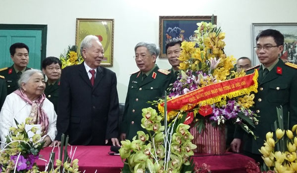 Đại tướng Lê Đức Anh bày tỏ vui mừng trước những thành tựu mà Đảng, Nhà nước, Quân đội đã đạt được trong thời gian qua. Đại tướng căn dặn: “Hiện nay, thế và lực của quân đội đã tốt hơn, nâng cao hơn, nhưng tình hình hiện tại có nhiều thách thức, đòi hỏi quân đội nói riêng và nhân dân nói chung đoàn kết thống nhất, hợp lực hợp sức vì công cuộc xây dựng và bảo vệ vững chắc chủ quyền đất nước”.