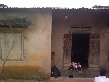 Căn nhà trống hoác của Tro Thị Quyên