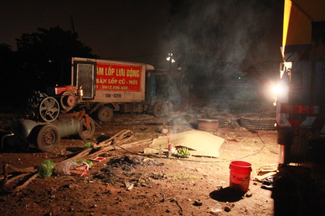 Lam lop luu dong, mot nguoi chet tham hinh anh