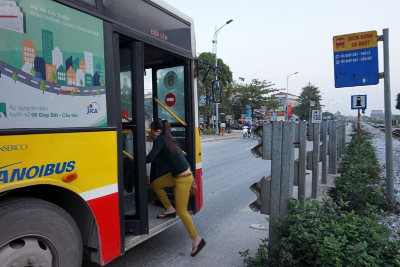 Bến buýt xã Quất Động, Thường Tín.