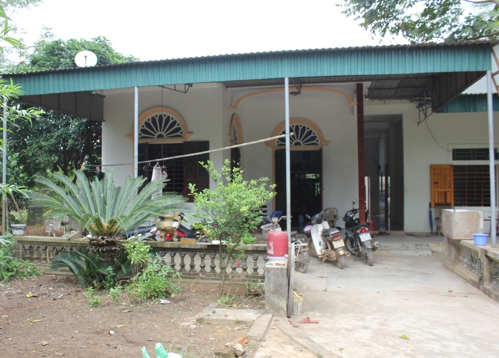 Căn nhà của gia đình ông Lý sống hiện tại.