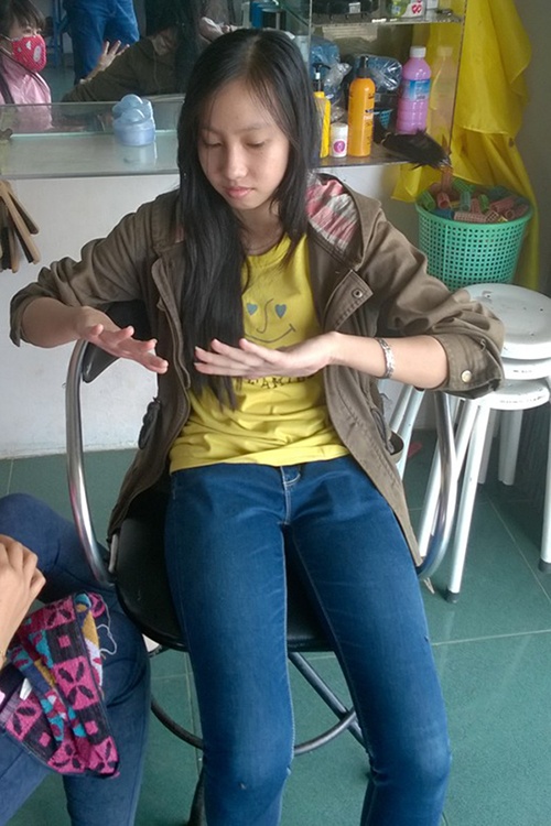 Hình ảnh của Nguyễn Thị Diễm My trước khi mất tích.