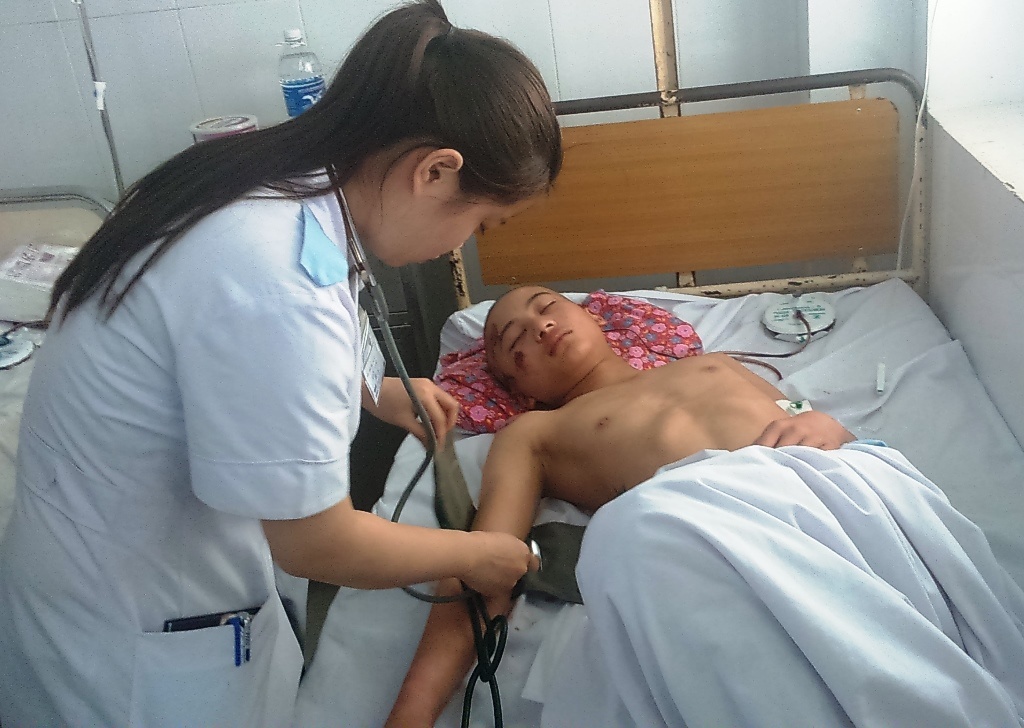 Chu Tự Đức đang điều trị tại Bệnh viện Đa khoa tỉnh Nghệ An.
